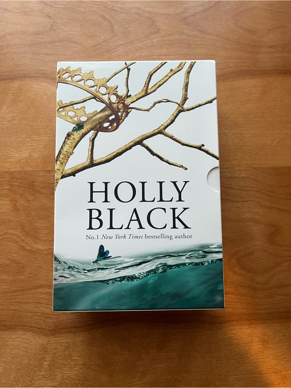 Holly Black Hardcover Book - White, Teal, Gold Cover